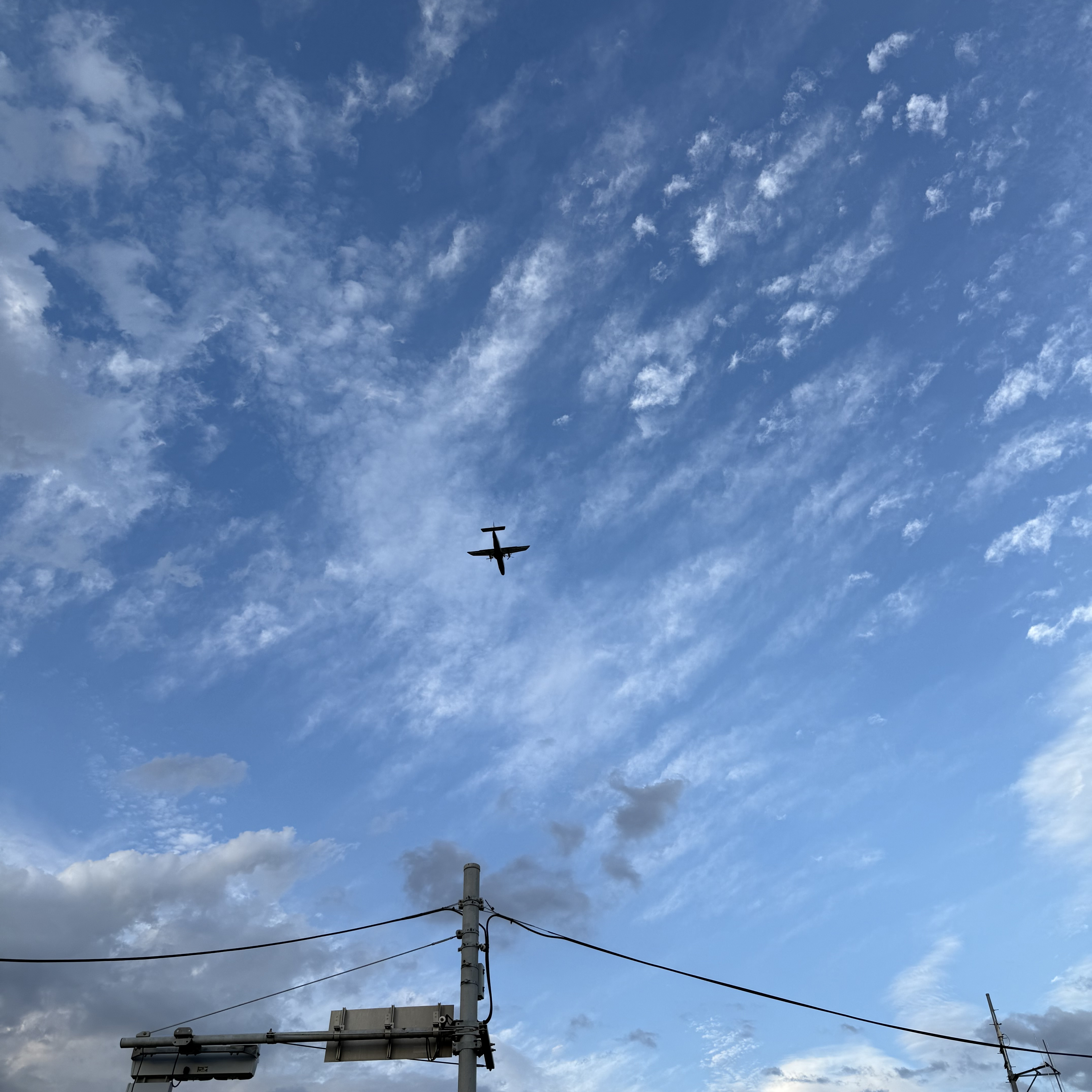 調布飛行場のプロペラ機